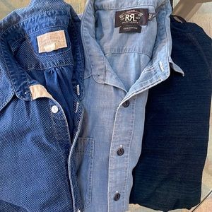 RRL men’s tops Bundle XL long sleeve
